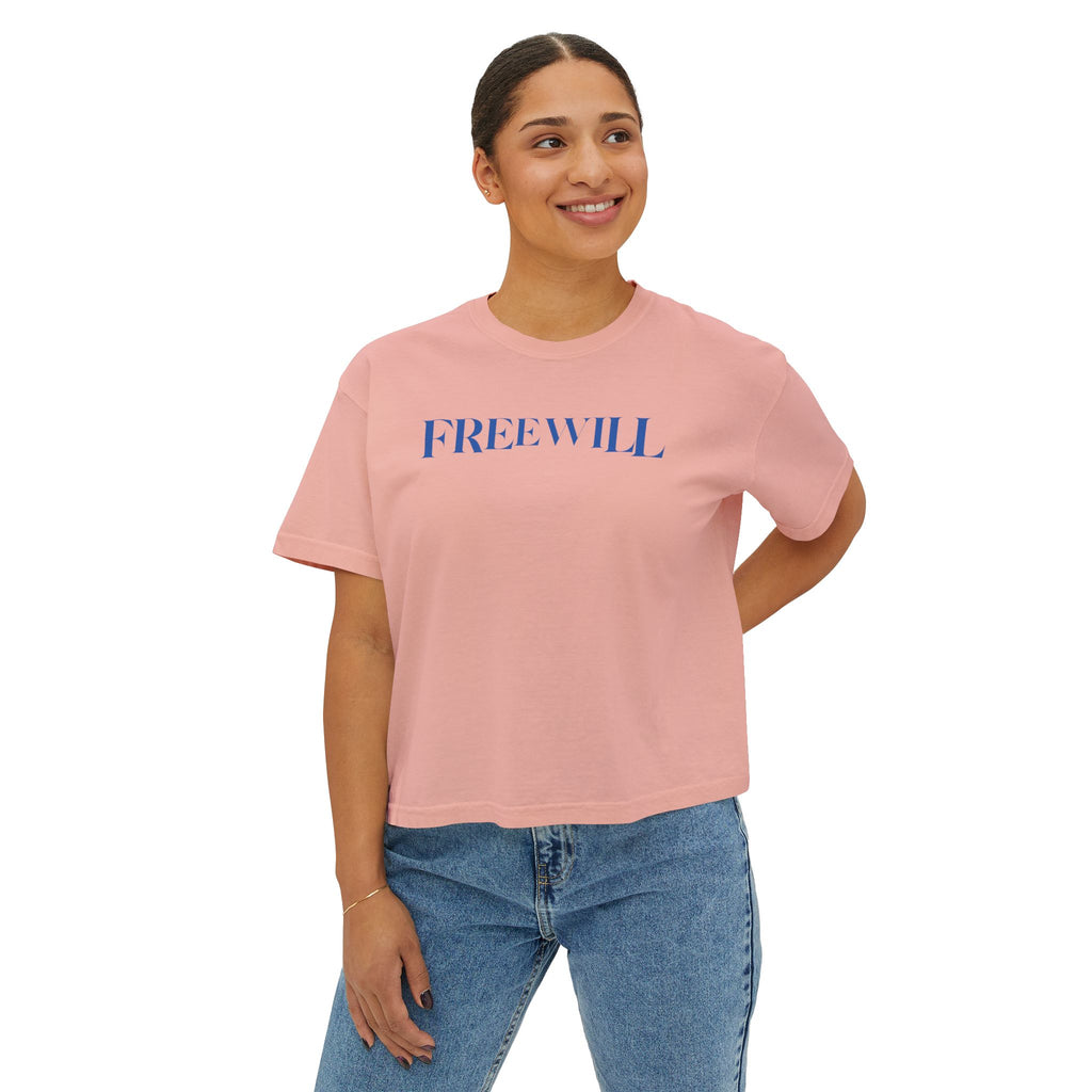FREE WILL Boxy Tee | Heavyweight Boxy Fit T-Shirt