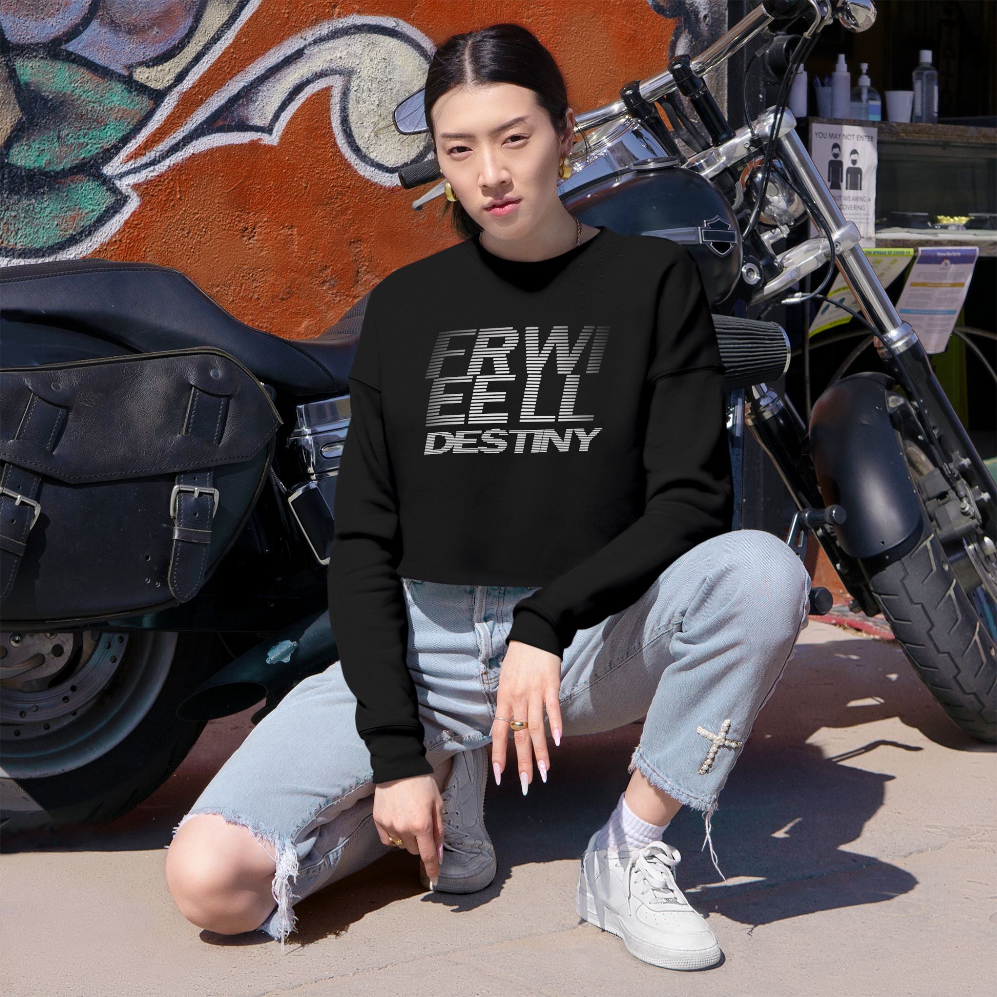 FREE WILL | Destiny Crop Tee