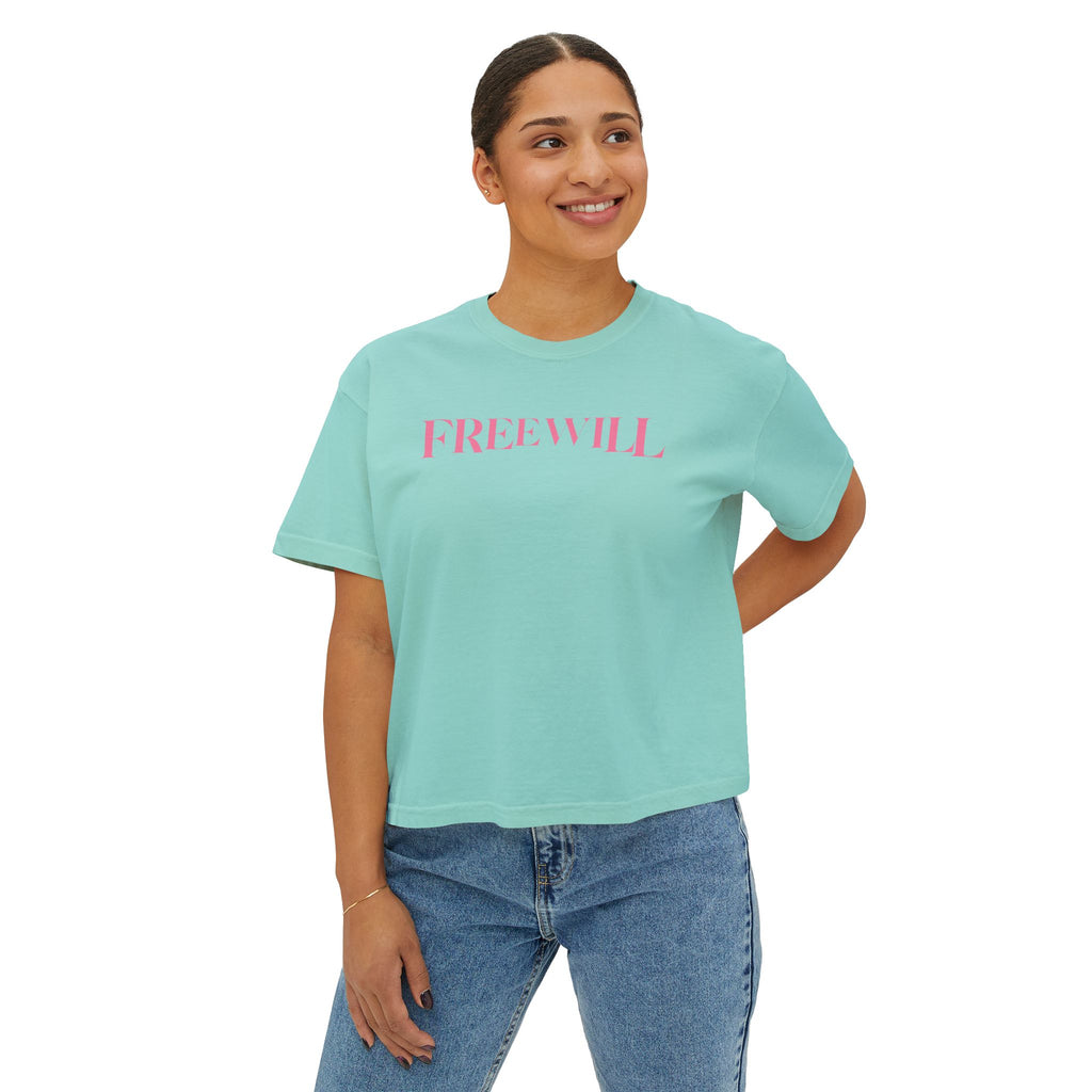 FREE WILL Boxy Tee | Heavyweight Boxy Fit T-Shirt